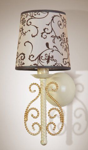 Бра у стилі прованс зі світлим абажуром N-light DR0-11501-6-LS DR0-11501-6-LS фото