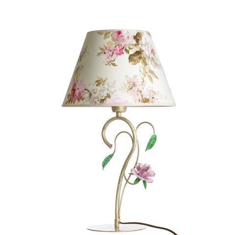 Настільна лампа з абажуром у стилі прованс для спальні, зали N-light DR0-9500-LS DR0-9500-LS фото