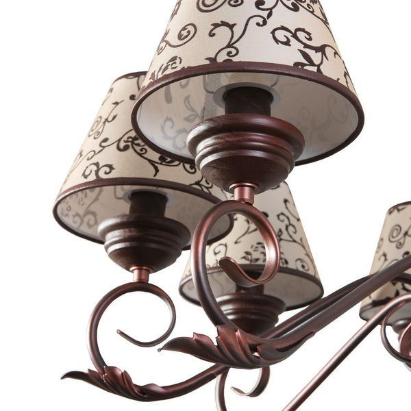 Люстра дерев'яна, 3 лампова, в класичному стилі N-light DR0-30433-LS DR0-30433-LS фото
