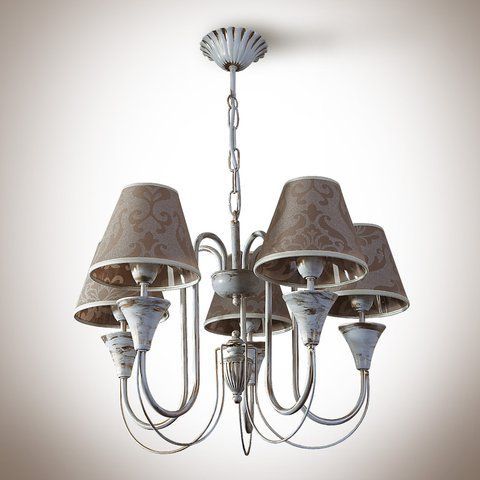 Люстра для залу, спальні, передпокої, 5-ти лампова N-light DR0-14405-7-LS DR0-14405-7-LS фото