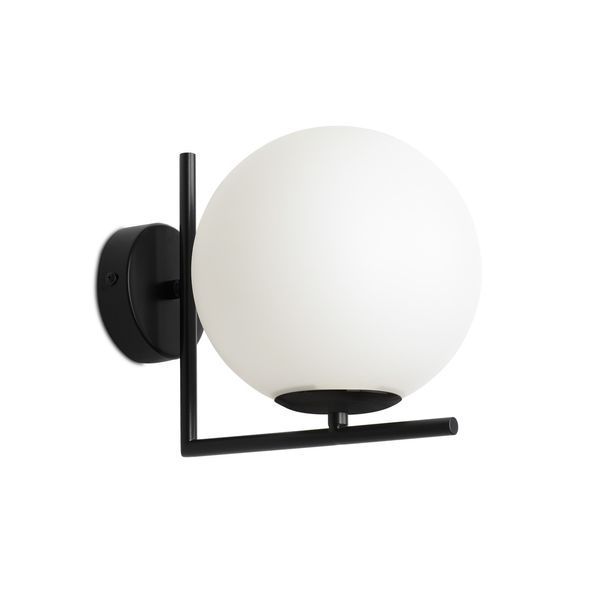 Бра черное металлическое одноламповое с шаром N-light DR0-30810-LS DR0-30810-LS фото