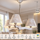Стильна дерев'яна люстра у стилі модерн на ланцюгу з ковпаками N-light DR0-6703-2-LS DR0-6703-2-LS фото 5