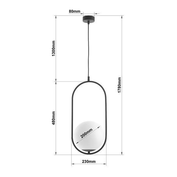 Люстра - підвіс на тросах з кулями на кухню, хол, дитячу N-light DR0-70806-LS DR0-70806-LS фото