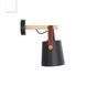 Бра деревянное с черным абажуром для спальни, зала, гостиной N-light DR0-60201-1-LS DR0-60201-1-LS фото 3
