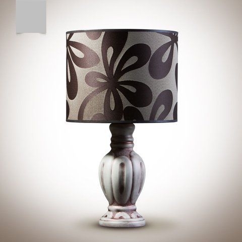 Настільна лампа класична з квітковим абажуром N-light DR0-19000-LS DR0-19000-LS фото