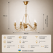 Люстра зальна 5-ти лампова класична N-light DR0-1205-LS DR0-1205-LS фото 5