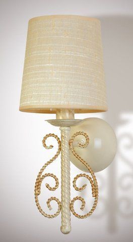 Бра в стилі прованс із кремовим абажуром N-light DR0-11501-LS DR0-11501-LS фото