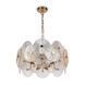 Люстра на 10 лампочок для вітальні, ресторану, бару, основа золотого кольору VR DR0-VR207PL-10G-LS DR0-VR207PL-10G-LS фото 2