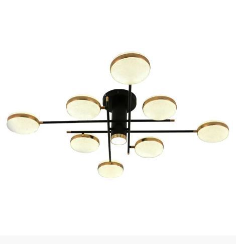 Led люстра з пультом керування на натяжну стелю Свет DR0-SY-16065/8+1 ВК+GD-LS фото