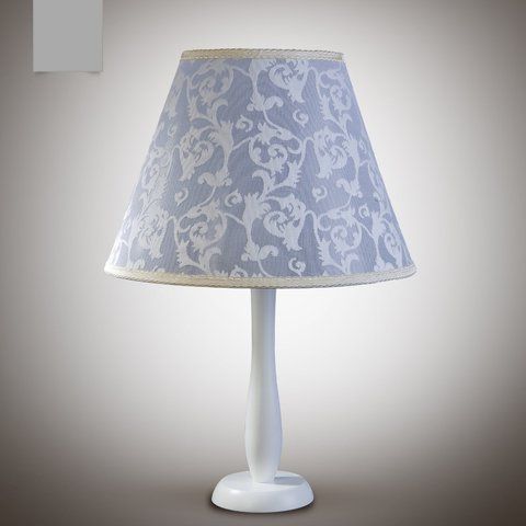 Дерев'яна настільна лампа з ковпаком із білої тканини N-light DR0-10340-2-LS DR0-10340-2-LS фото