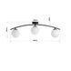 Люстра с шарами 3-х ламповая в кухню, холл, детскую N-light DR0-70903-LS DR0-70903-LS фото 5