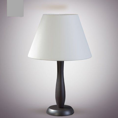 Дерев'яна коричнева настільна лампа з білим абажуром N-light DR0-10340-5-LS DR0-10340-5-LS фото