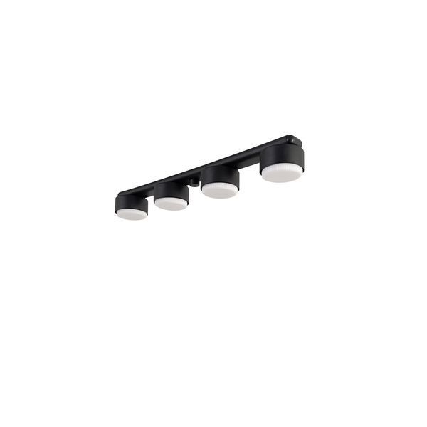 Люстра стельова металева чорного кольору N-light DR0-80408-LS DR0-80408-LS фото