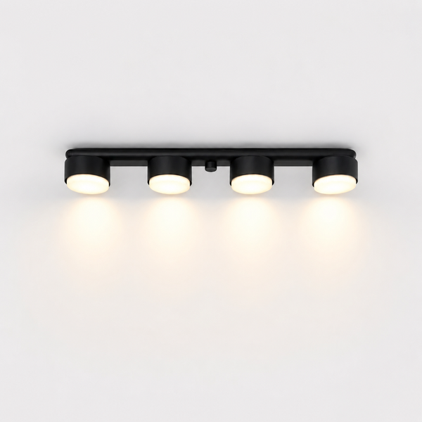 Люстра стельова металева чорного кольору N-light DR0-80408-LS DR0-80408-LS фото