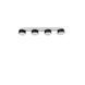 Люстра стельова металева чорного з білим кольором N-light DR0-80408-LS DR0-80408-LS фото 3