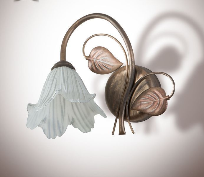Бра флористика однолампове в спальню, вітальню, кухню N-light DR0-16101-1-LS DR0-16101-1-LS фото