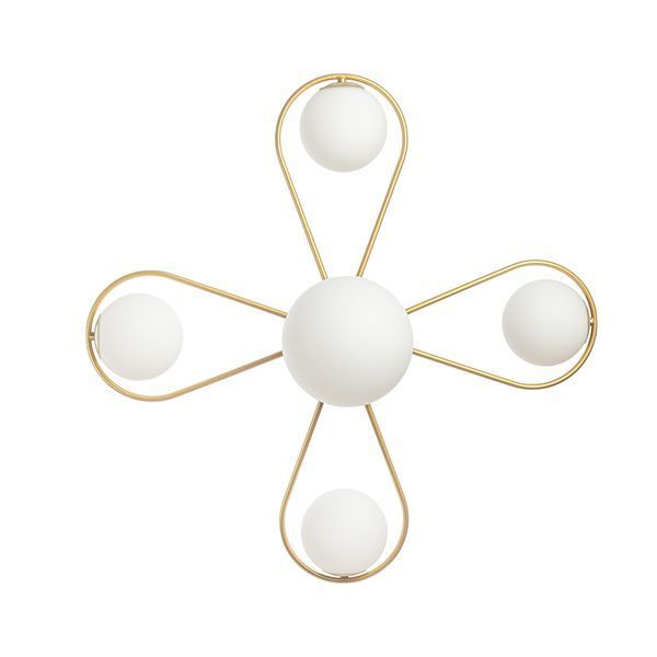 Люстра з кулями 5-ти лампова на кухню, хол, дитячу N-light DR0-80205-LS DR0-80205-LS фото