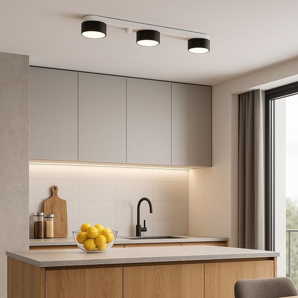 Люстра стельова металева білого кольору N-light DR0-80407-1-LS DR0-80407-1-LS фото