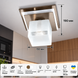 Невелика стельова люстра на 1 лампу N-light DR0-10111-3-LS DR0-10111-3-LS фото 5