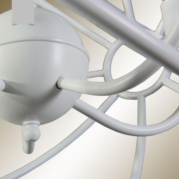 Біла металева люстра на ланцюги для високої стелі N-light DR0-30709-LS DR0-30709-LS фото