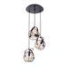 Люстра модна 3-х лампова у стилі лофт, модерн у чорному кольорі N-light DR0-60108-1-LS DR0-60108-1-LS фото 3