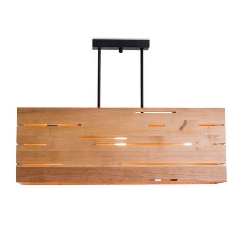 Светлая деревянная люстра в спальню, зал, гостиную, кафе N-light DR0-50707-LS DR0-50707-LS фото