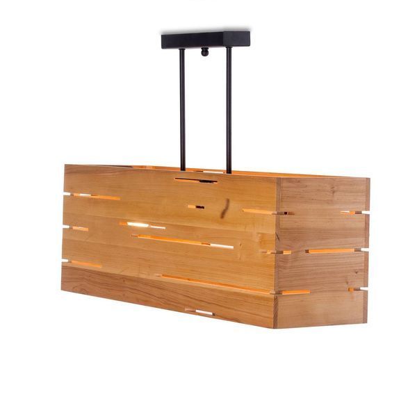 Светлая деревянная люстра в спальню, зал, гостиную, кафе N-light DR0-50707-LS DR0-50707-LS фото
