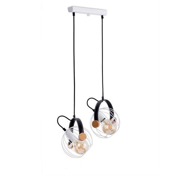 Белая современная люстра на 2 лампы в стиле лофт, модерн N-light DR0-60466-LS DR0-60466-LS фото