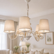 Люстра прованс с абажурами для зала, для спальни N-light DR0-11505-2-LS DR0-11505-2-LS фото 1