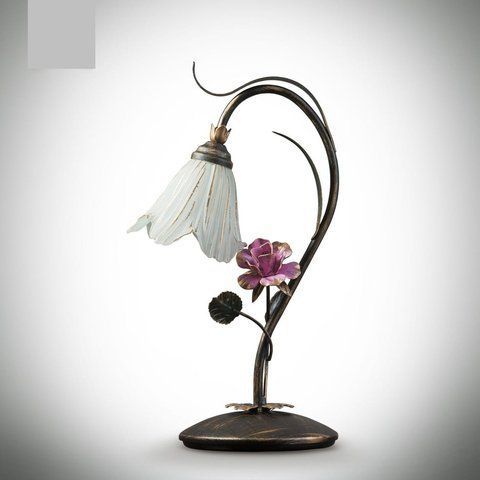 Настільна лампа в стилі флористика з трояндочкою N-light DR0-15600-2-LS DR0-15600-2-LS фото