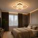 LED люстра квадрати хром з пультом Свет SL-5342/4+1 CR DIMMER SL-5342/4+1 CR DIMMER фото 2